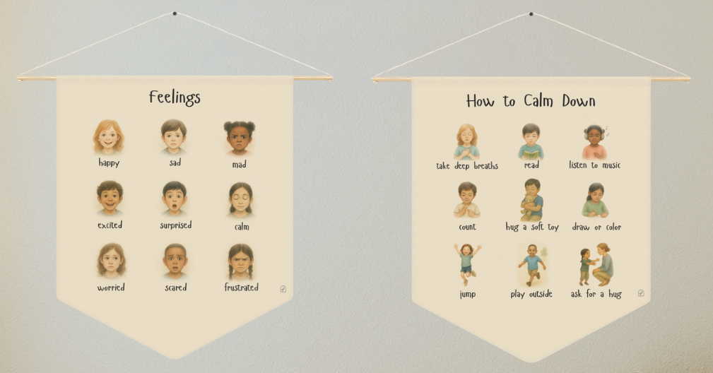 Feelings and Calm Down Corner Banner Set